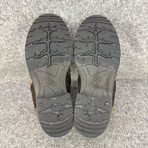 ✅Womens 9 Earth Jordan Stone Ankle Boots Brown Leather Side Zipper PEELING LINER - Picture 2 of 14